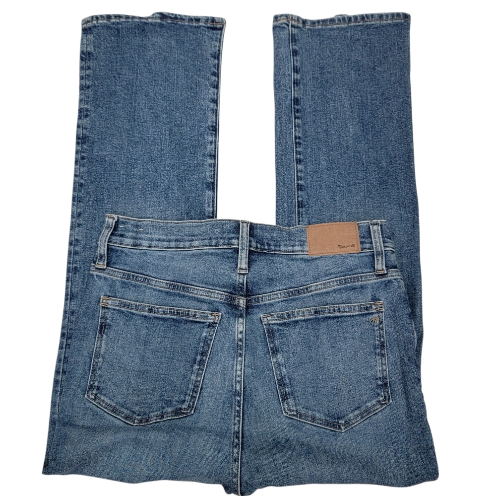 Madewell Cali Demi-Boot Jeans in Glenside Wash Blue Denim Women’s Size 28 - Picture 9 of 17